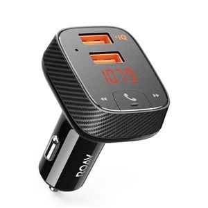 Roav SmartCharge F2 Bluetooth FM Transmitter, Charger, Car Locator, 2 USB Ports